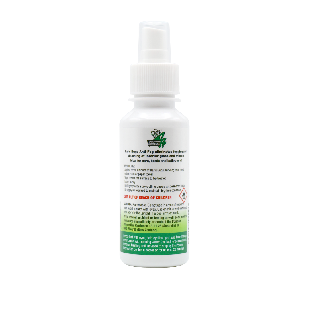 Anti Fog Glass Treatment Back