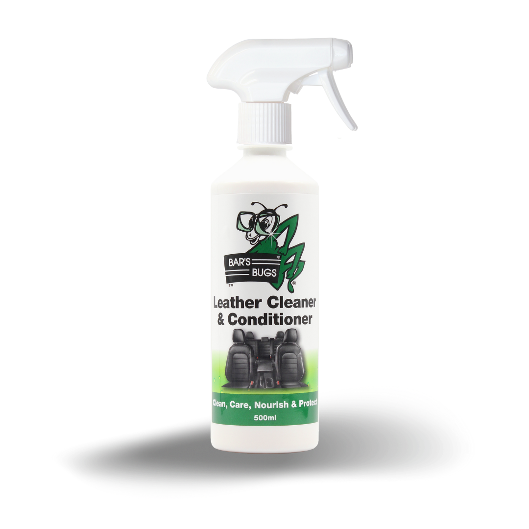 Leather Cleaner and Conditioner_ Front Label with Shadow