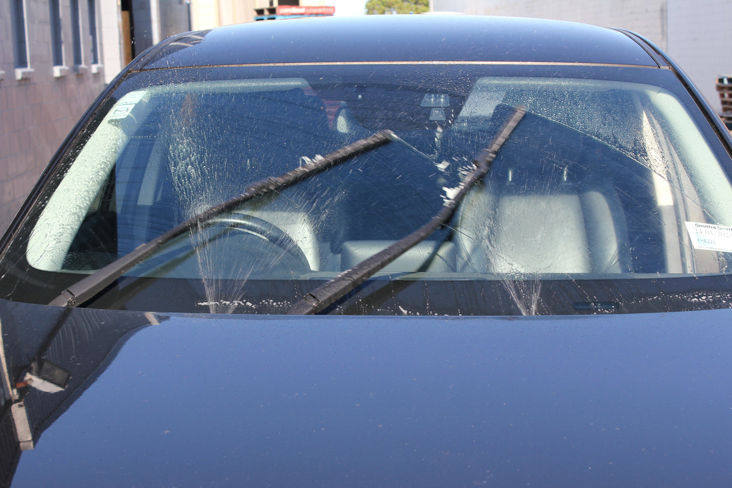 Windscreen Cleaner Squirting Bar's Bugs