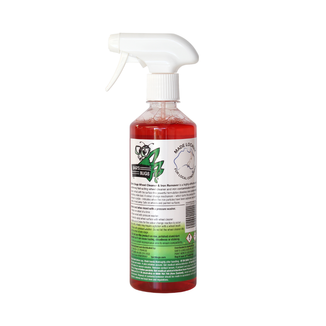 Wheel Cleaner and Iron Remover 500ml Back
