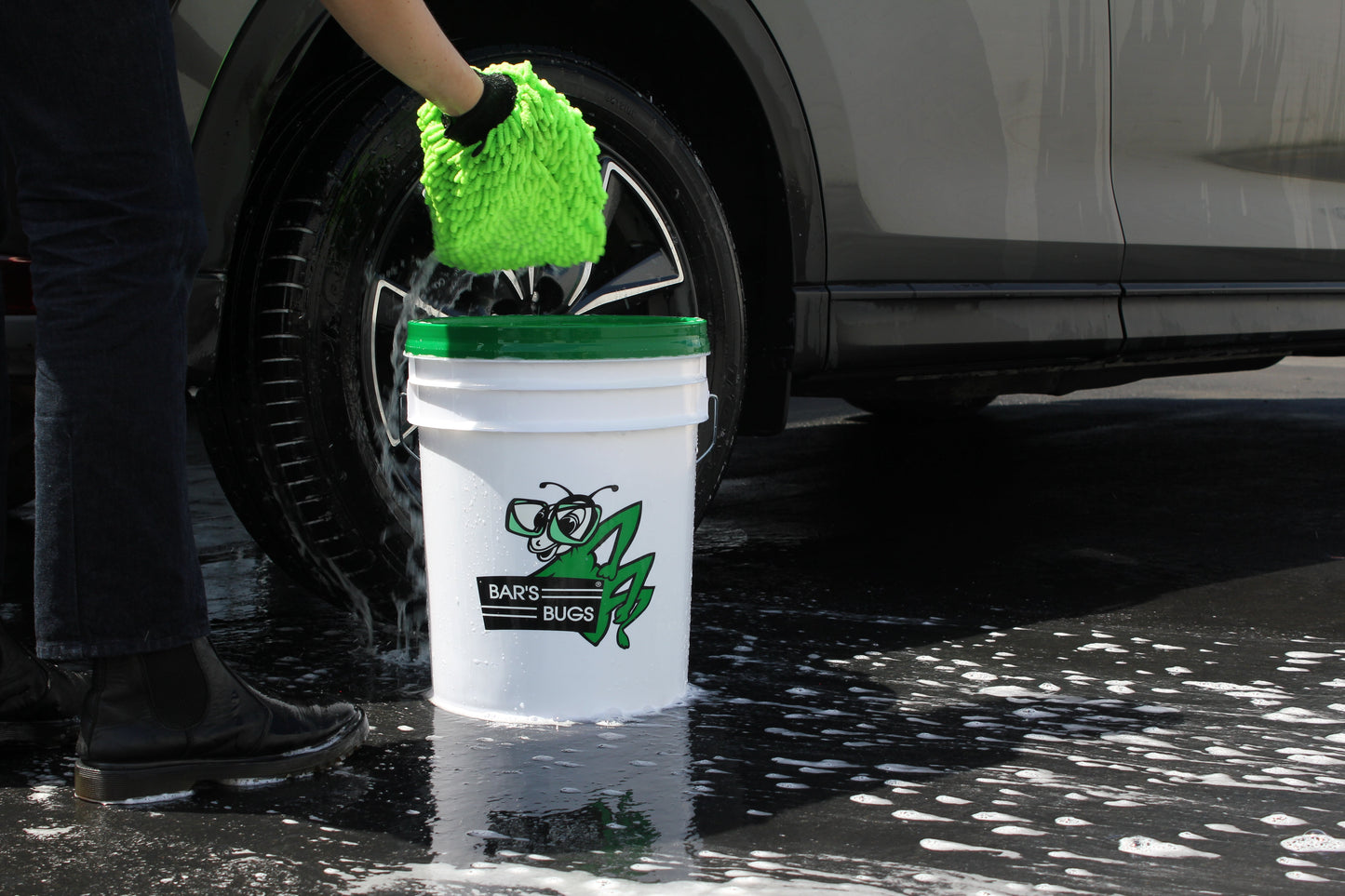Car Cleaning Wash Buckets Microfibre Wash Mitt